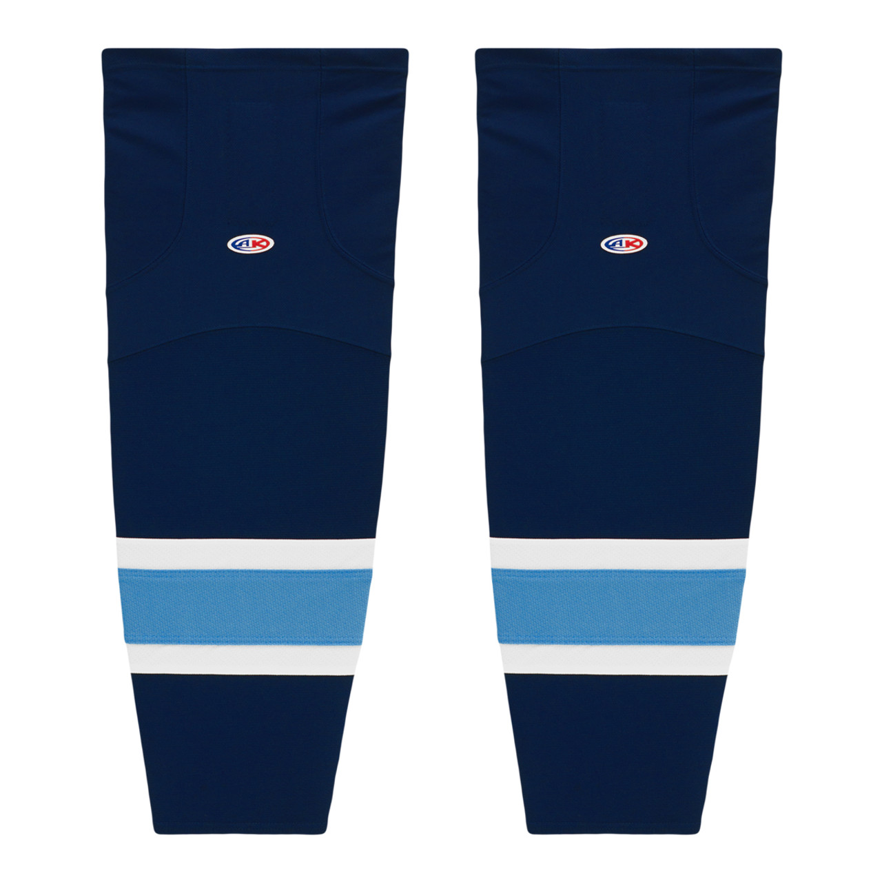 ATHLETIC KNIT Striped Hockey Socks- Int