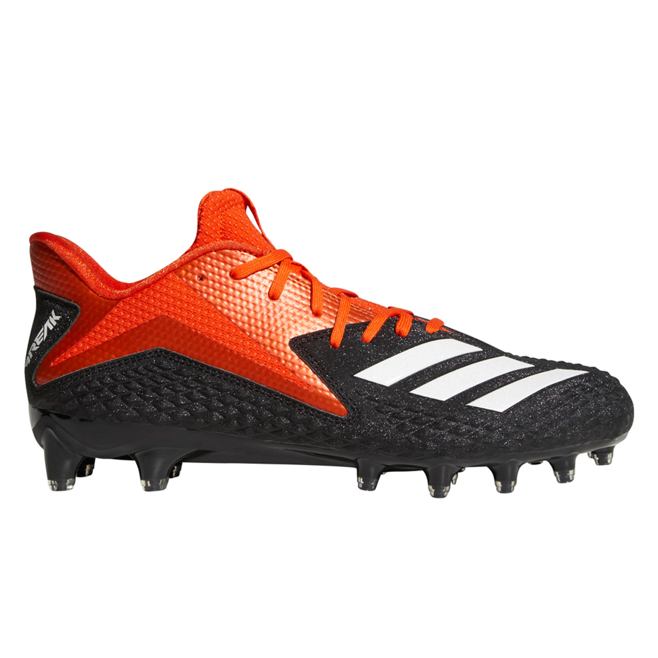 Orange and Black Football Cleats | Men 