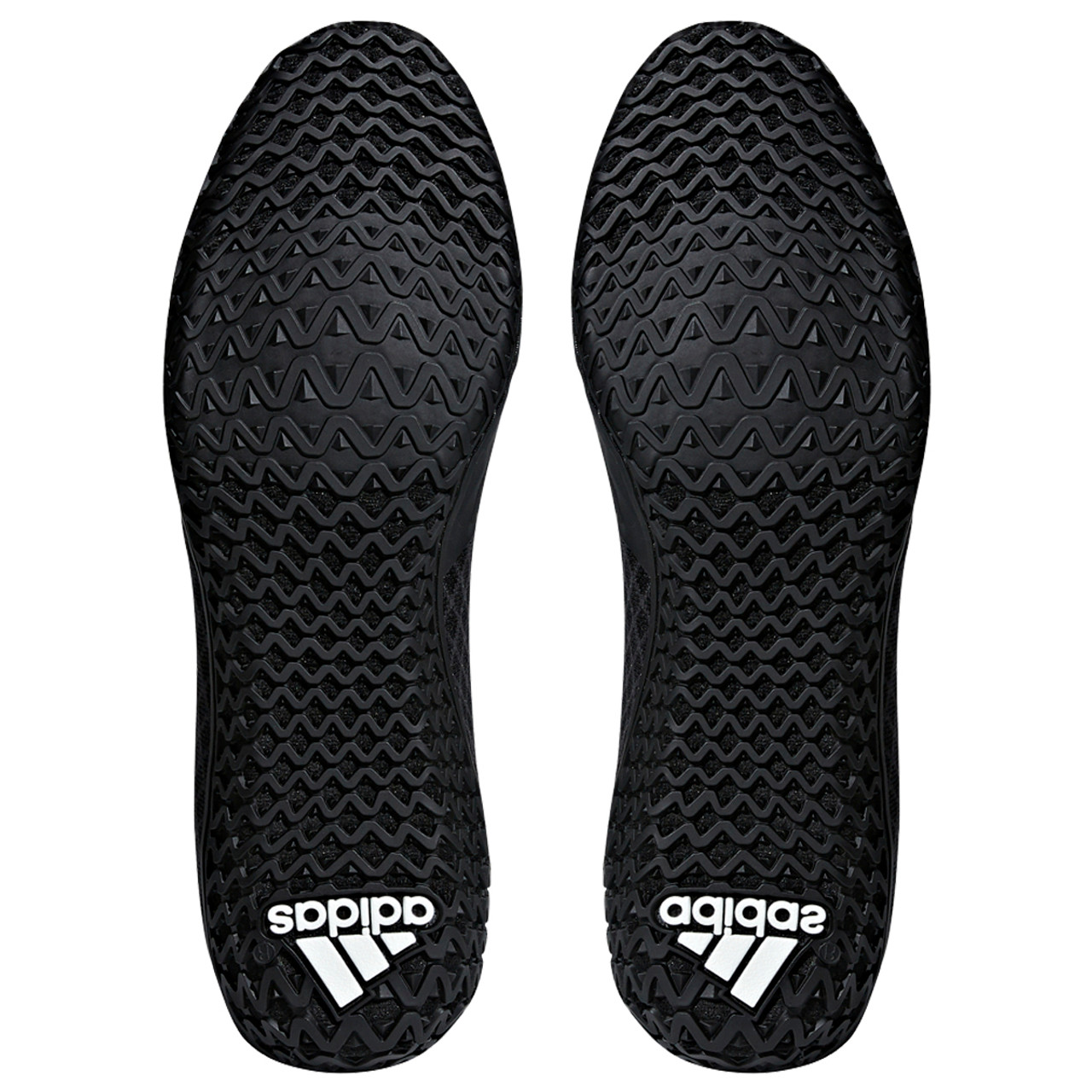 Adidas Mat Wizard 4  Black & Carbon Wrestling Shoes