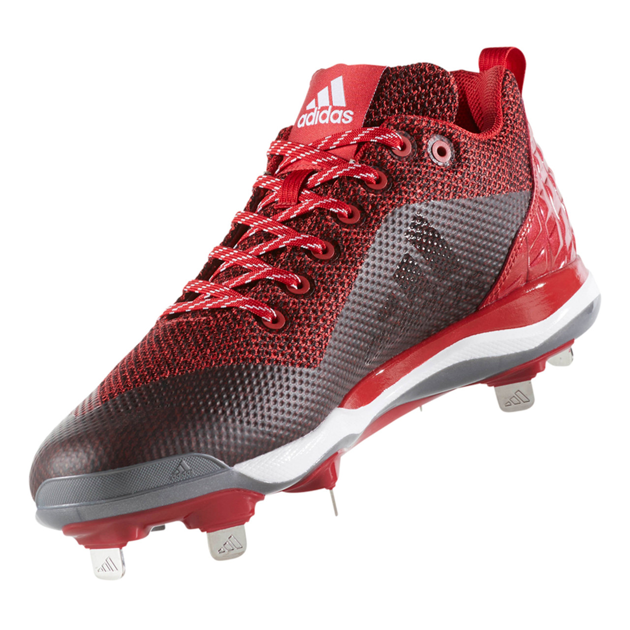 Adidas Power Alley 5 Red Baseball 