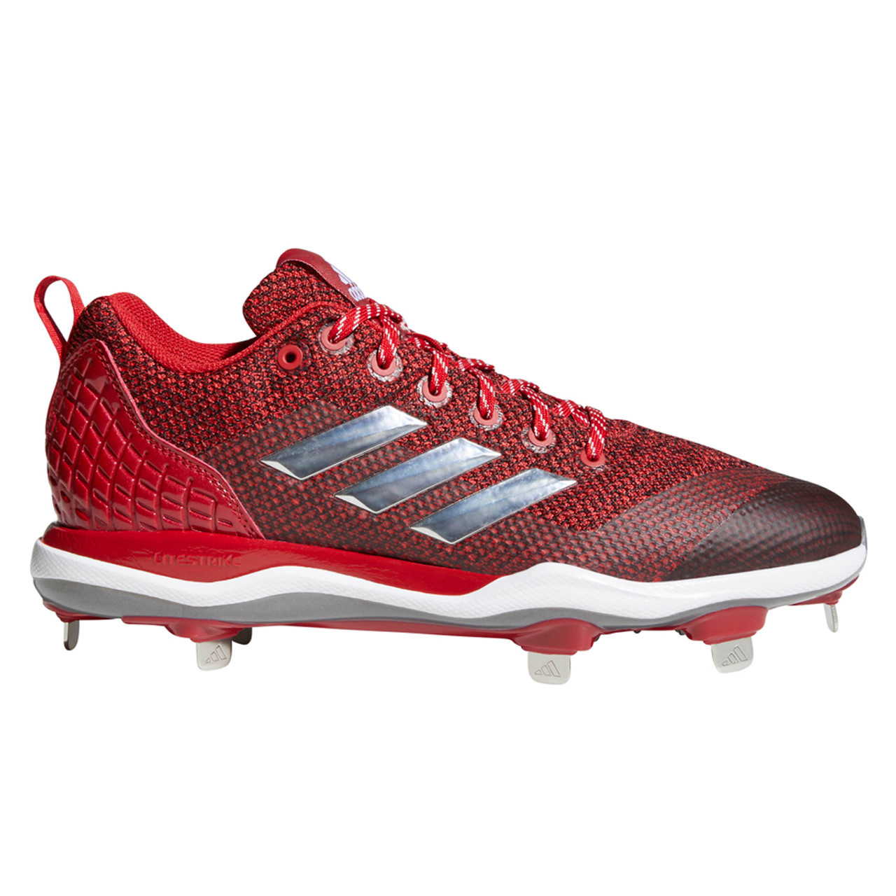 red adidas baseball cleats