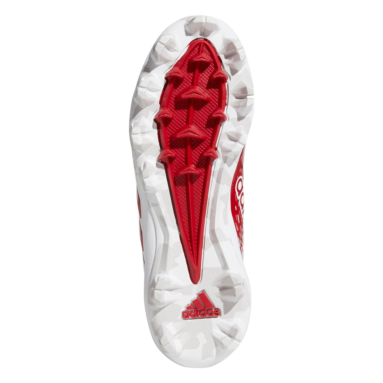 red and white youth baseball cleats