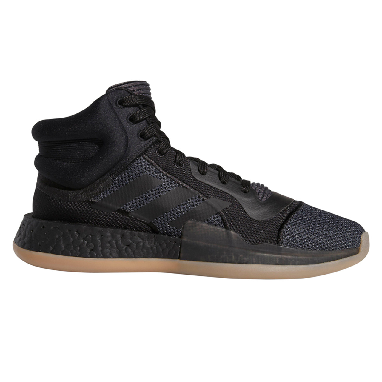 Adidas Marquee Boost Men's Basketball Sneakers - Gray, Black - everysportforless.com
