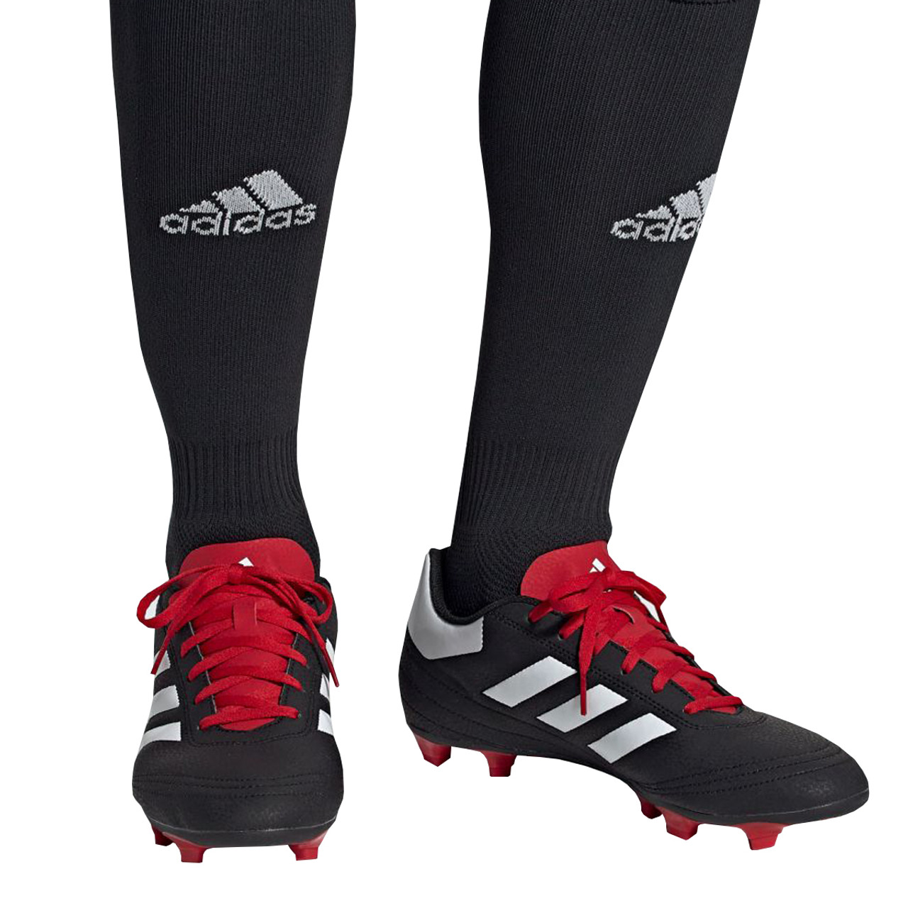 Adidas Goletto Vi Fg Men S Soccer Cleats G26366 Black White Red