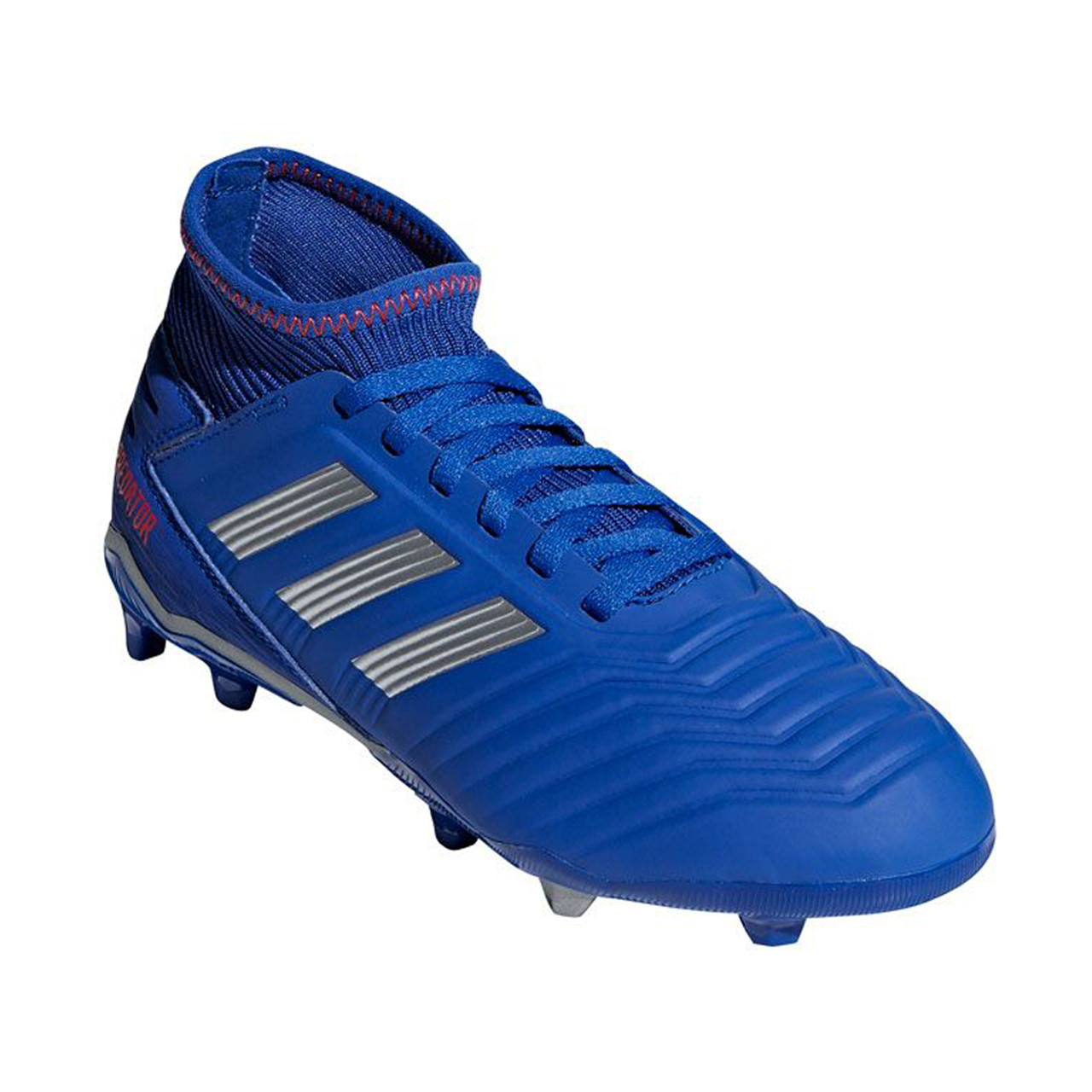 Adidas Predator 19.3 FG Junior Soccer Cleats CM8533 - Blue, Silver
