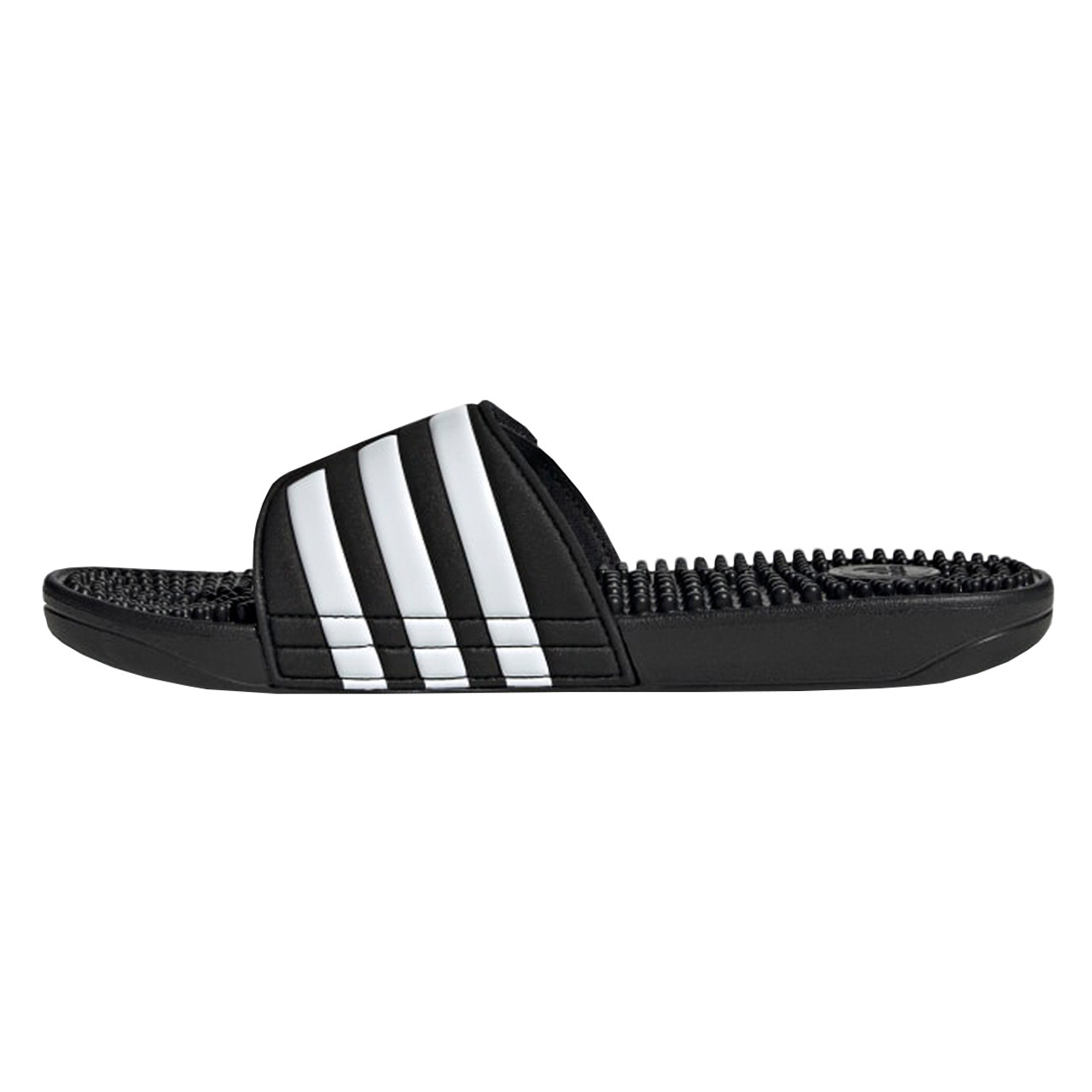 black and white adidas sandals