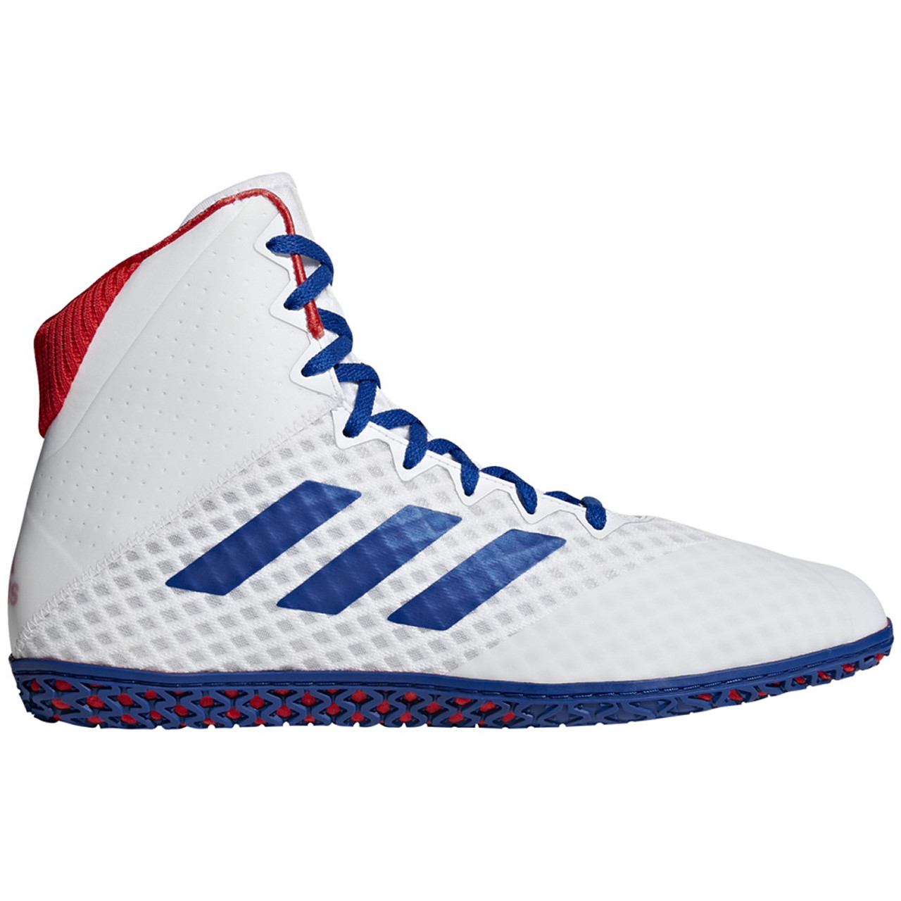 blue adidas wrestling shoes