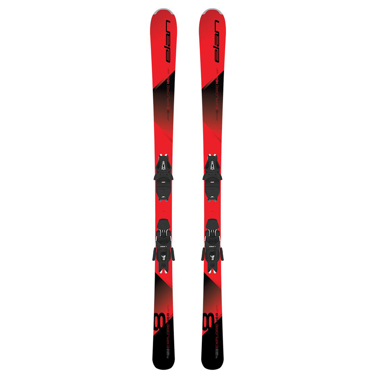 monteren Raak verstrikt overzien Elan Explore 8 LS Ski's with EL 10.0 Bindings - Red, Black