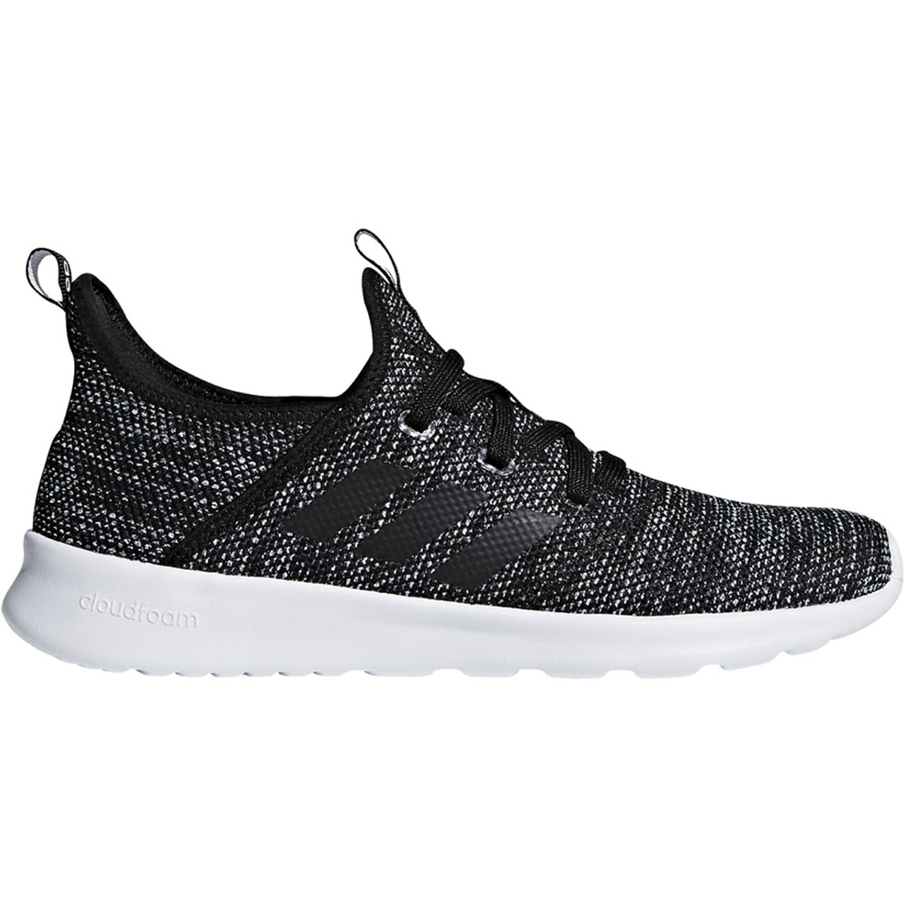 cloudfoam adidas black and white