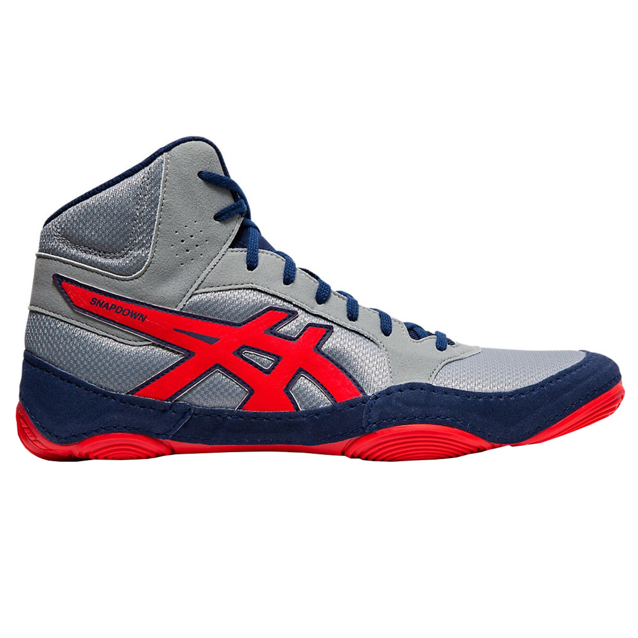 Asics Snapdown 2 Adult Wrestling Shoes - Grey, Red