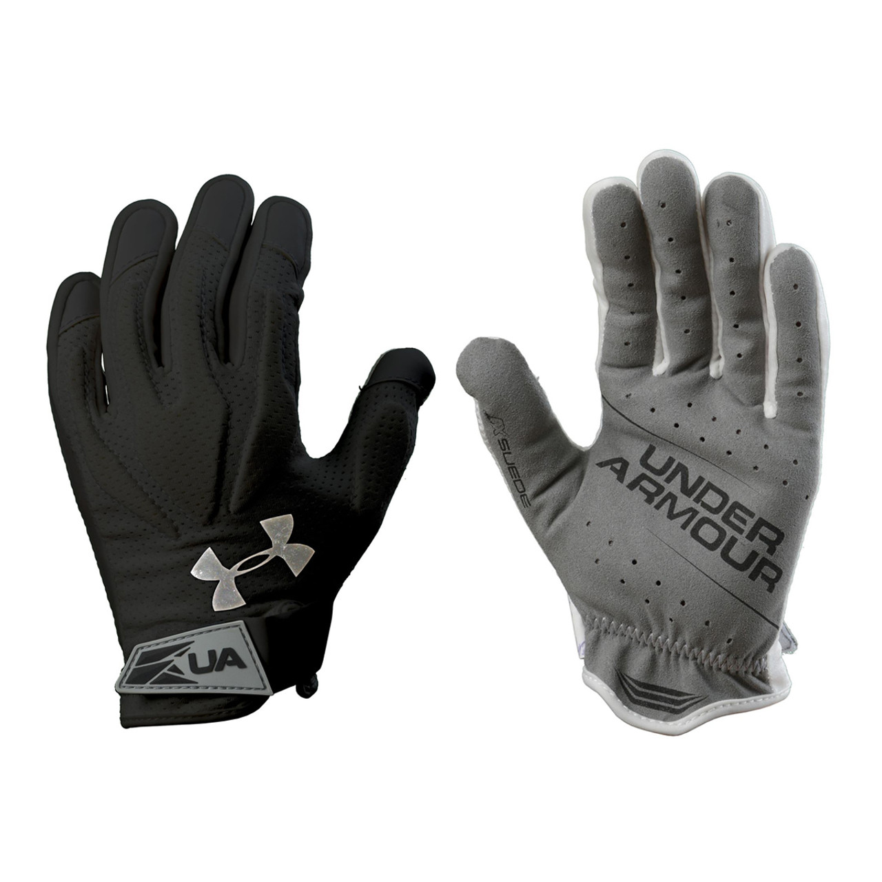 black under armour gloves