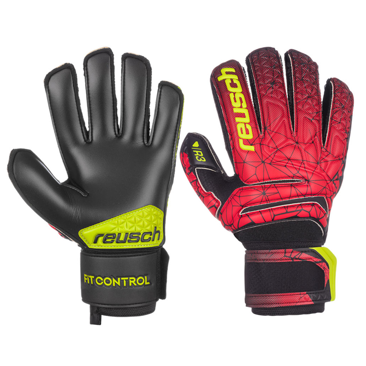 Reusch Soccer Goalie Gloves PRISMA Prime S1 Finger Support 3870880S SZ 9 SAMPLE 