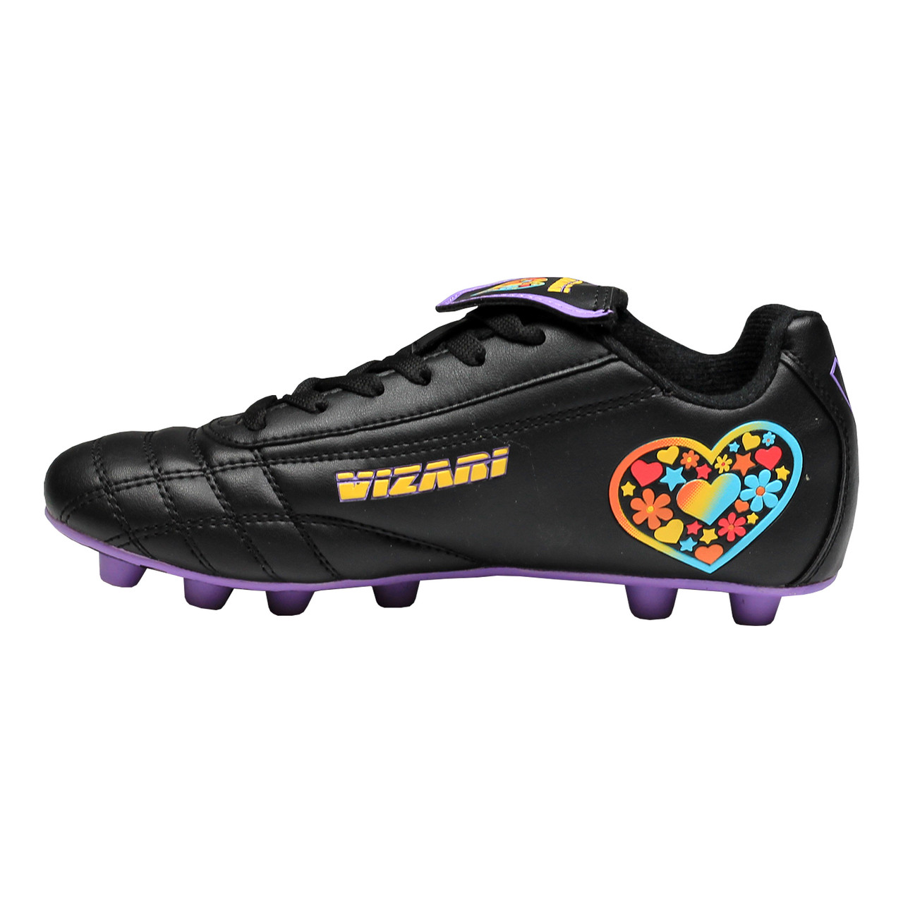 Vizari Harmony Outdoor Junior Soccer Cleats - Black, Purple
