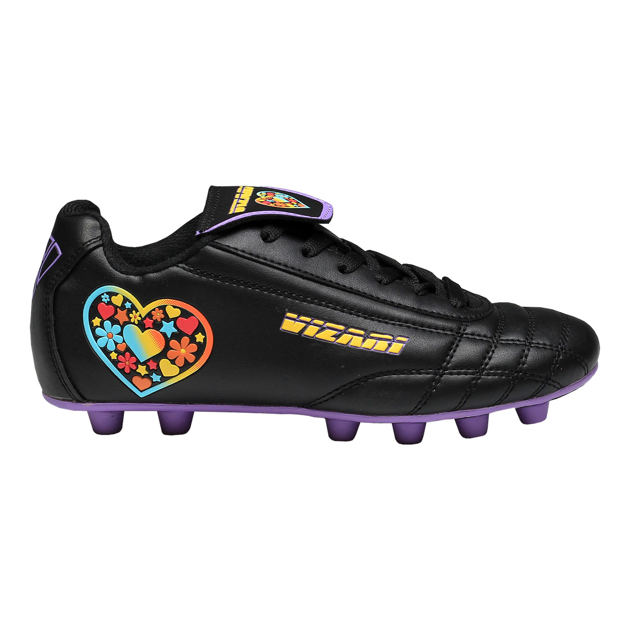 Vizari Harmony Outdoor Junior Soccer Cleats Black, Purple