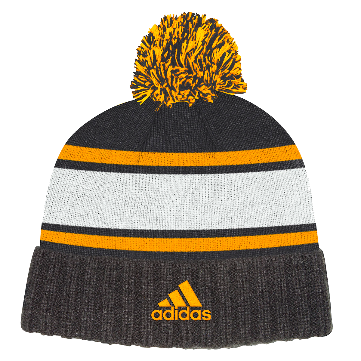 bruins pom pom hat