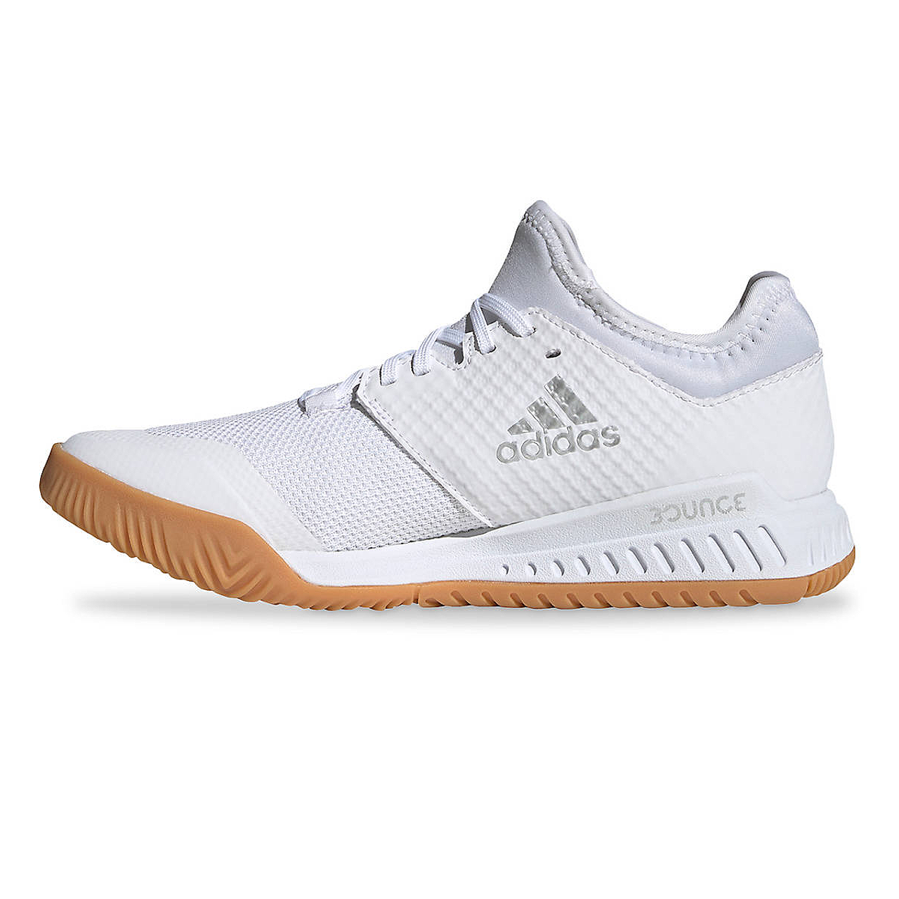 Desværre Gå ud Funktionsfejl Adidas Court Team Bounce Women's Volleyball Shoes EH2602 - White, Silver