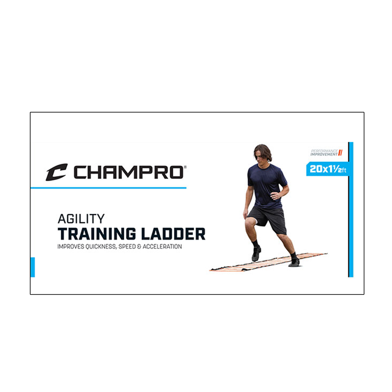 Champro Sports Agility Training Ladder with Carry Bag