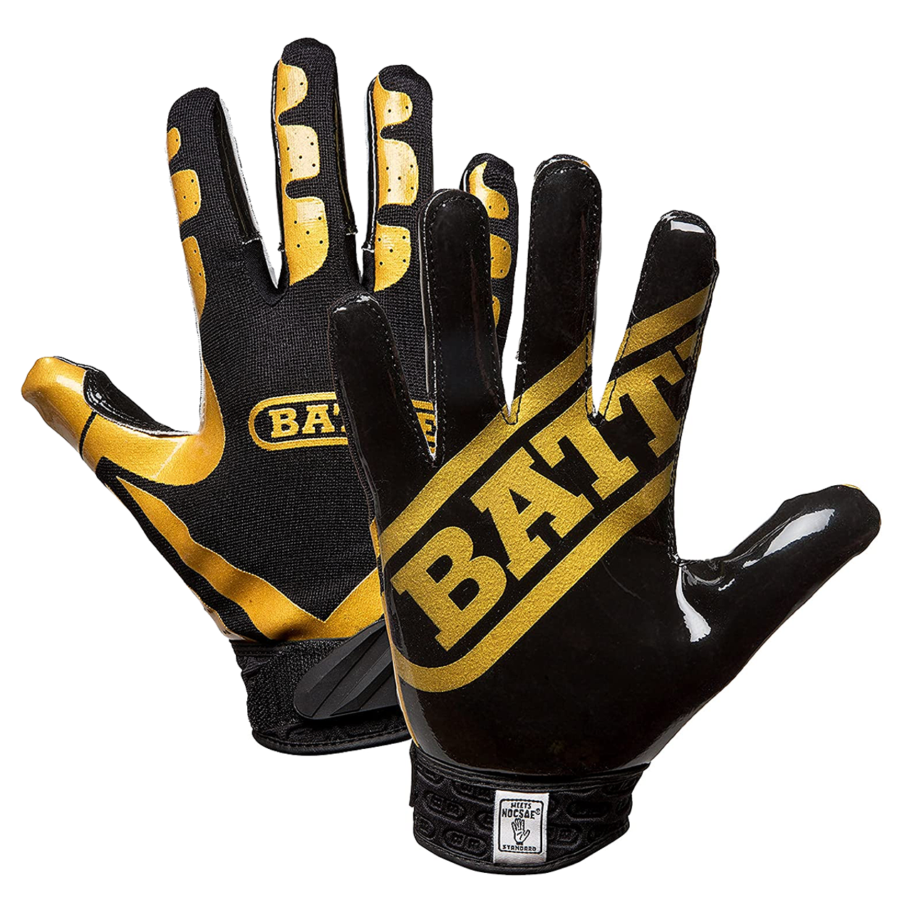 battle double threat football gloves