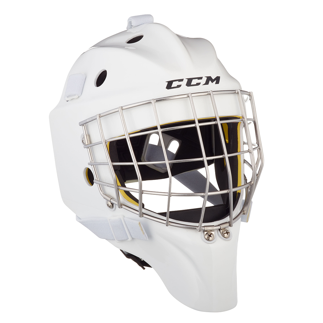 China White Cat Eyes Hockey Goalie Helmet Suppliers, Manufacturers