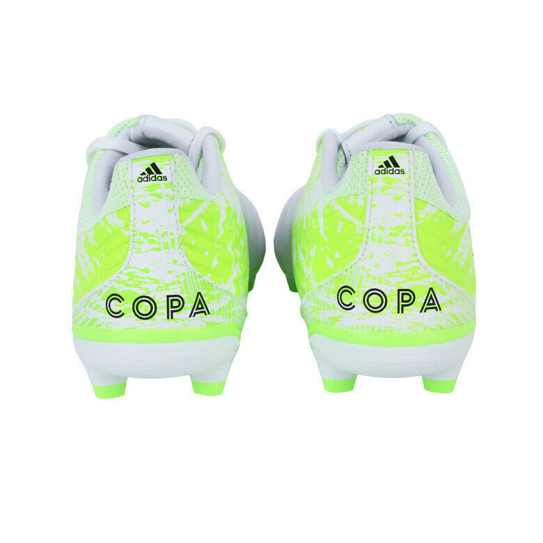 adidas Copa 20.3 Firm Ground Adult Soccer Cleats G28553 - Cloud White /  Core Black / Signal Green