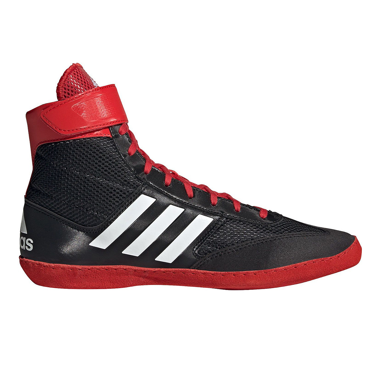 adidas Combat Speed Adult Wrestling Shoes GZ8448 Black/Red/White