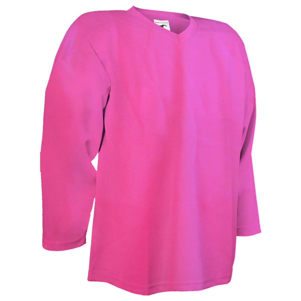 Pearsox Air Mesh Hockey Jersey Solid - Neon Pink - Adult S