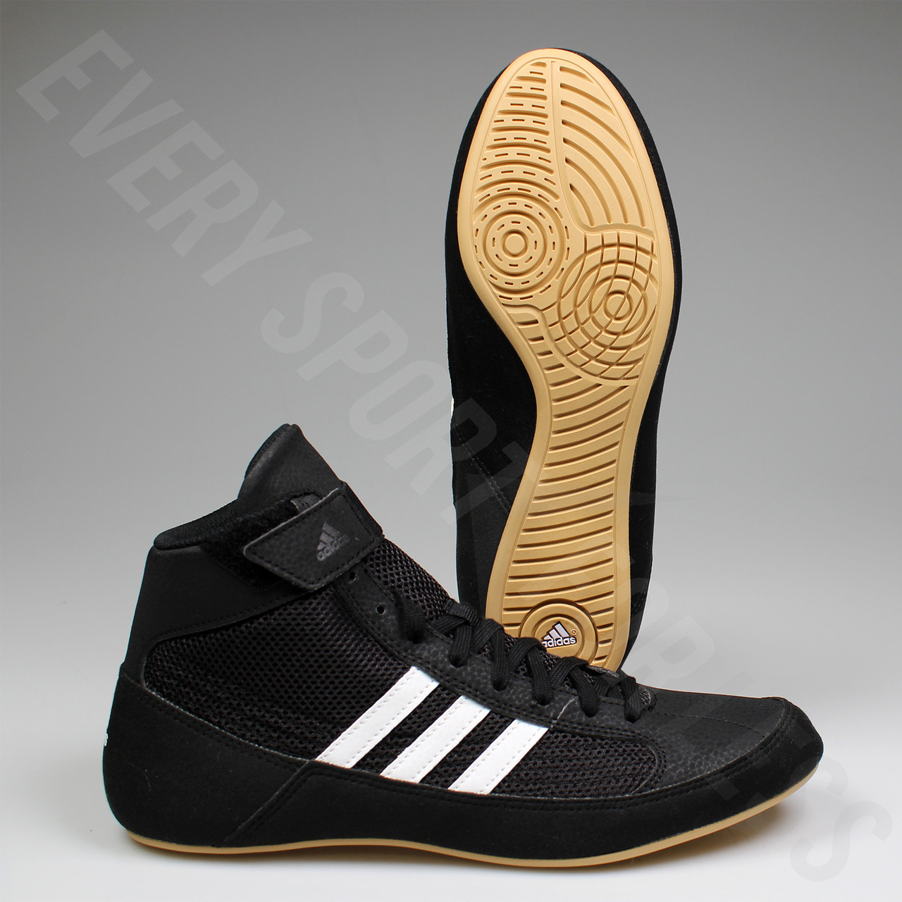 Adidas HVC 2 Adult Wrestling Shoes AQ3325 - Black, White