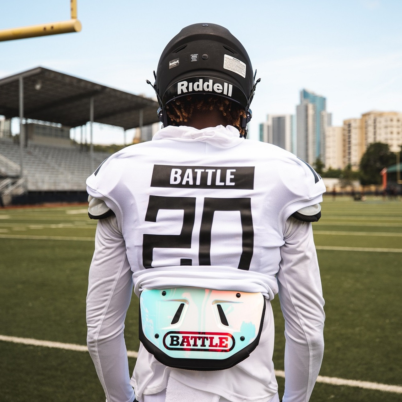 Adams Youth Football Back Plate High-Impact Foam Protection, Attaches To Shoulder Pads Adams Youth Football Back Plate High-Impact Foam Protection, Attaches To Shoulder Pads