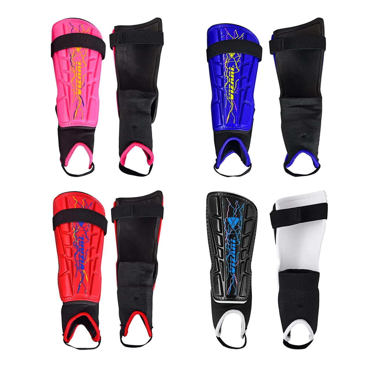 Vizari Zodiac Soccer Shinguards with Detachable Ankle