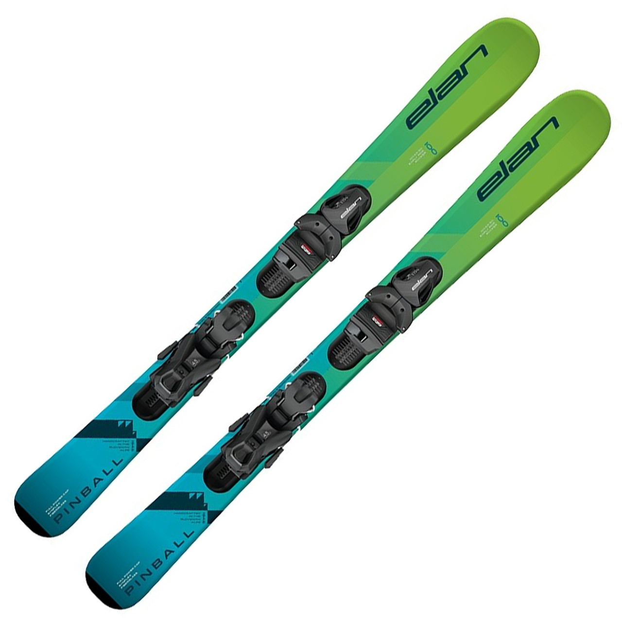 Elan Pinball Team Quick Shift Junior Skis with EL 7.5 GW Bindings