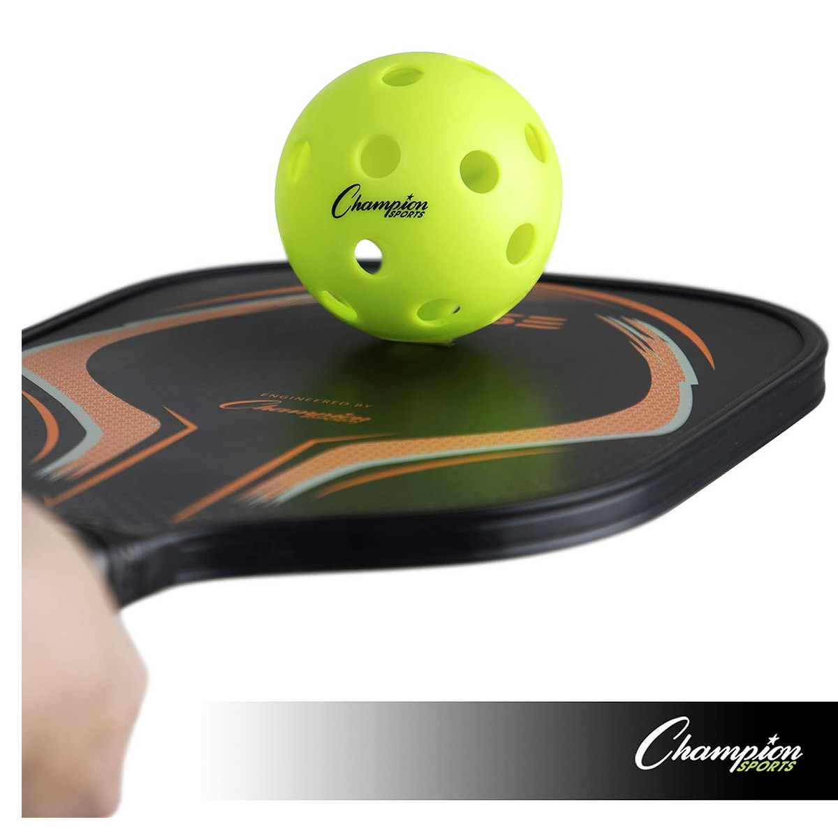 Champion Injection Molded Indoor Pickleball 6 Ball Set
