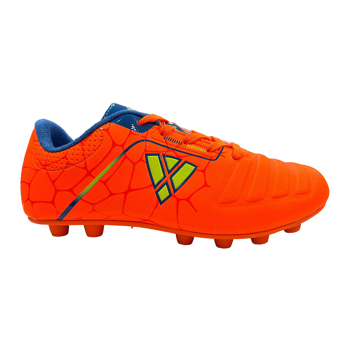 orange football cleats for youth