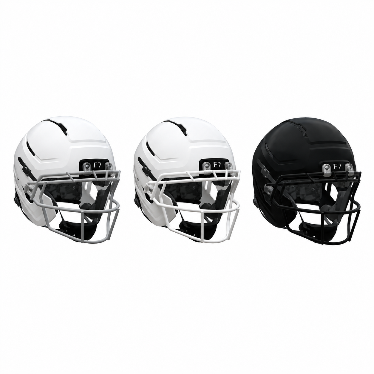 adult f7 football helmet SCHUTT 2.0 PROFESSIONAL BLACK – Offense-Defense Sports by the athlete Football Visors Play It Again