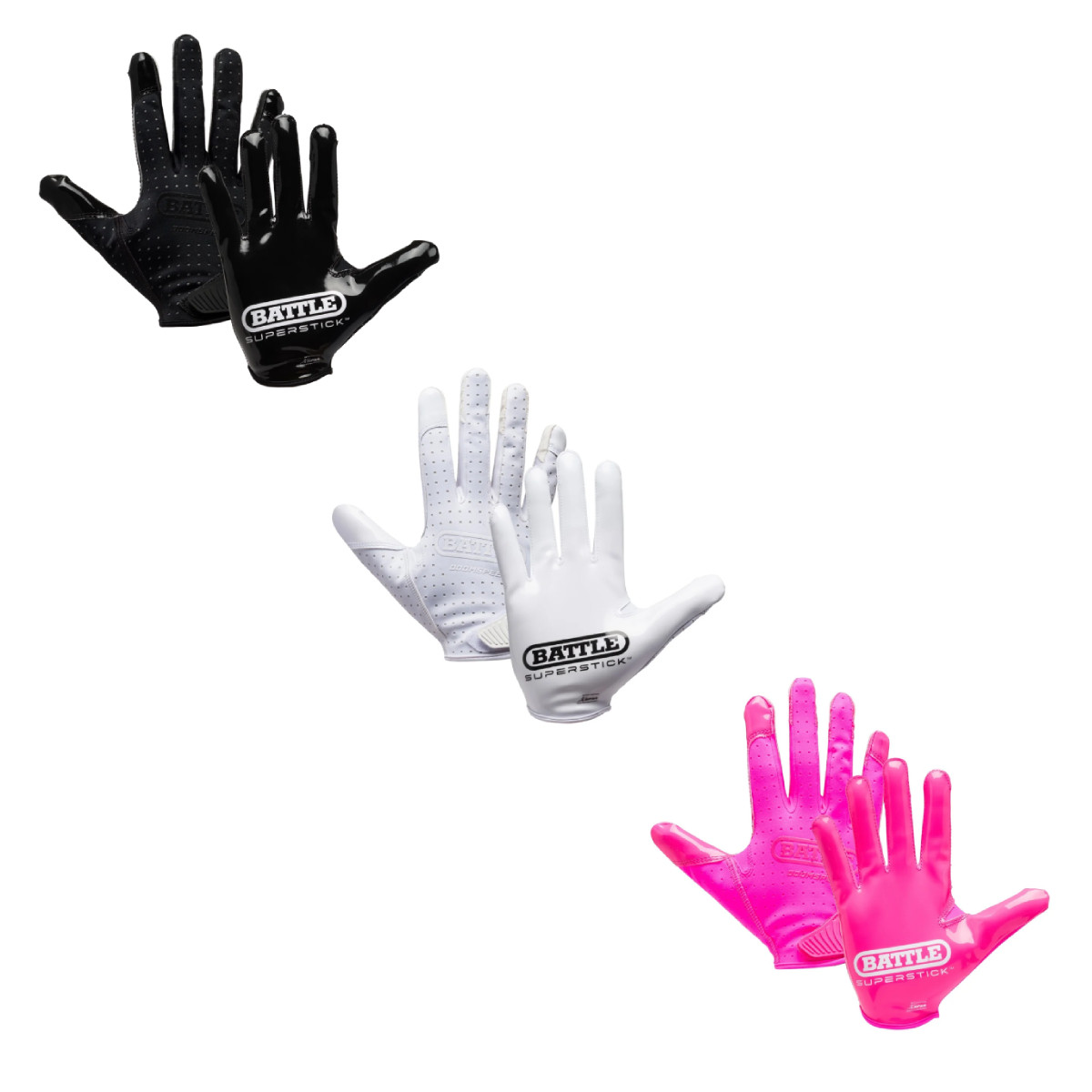 Battle Doom Speed Adult Football Receiver Gloves - Assorted Colors
