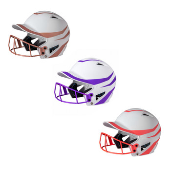 Champro HX Rise Legend Batting Helmet with Facemask - Two Tone Colors
