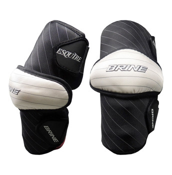 Brine Senior Esquire Arm Guards - Black / White