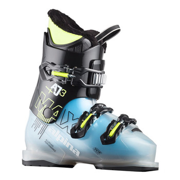 Alpina AJ3 MAX Junior Ski Boot - Black, Blue