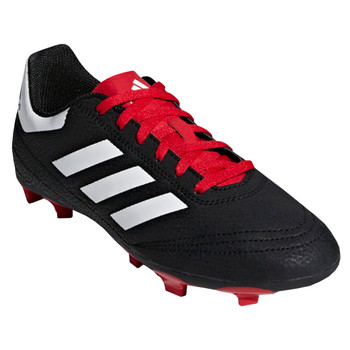 Adidas Goletto VI FG Men's Soccer Cleats G26366 - Black, White, Red Adidas Goletto VI FG Men's Soccer Cleats G26366 - Black, White, Red