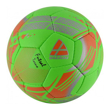 Vizari Torno Low Bounce Futsal Soccer Ball - Green, Orange, Silver
