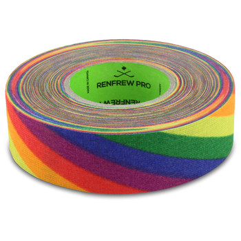 Renfrew Rainbow Cloth Hockey Tape - 24mm (1 inch)