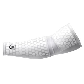 Battle Ultra-Stick White Football Arm Sleeve - Various Sizes