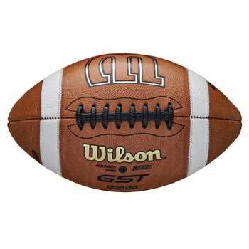 Wilson GST Leather Game Football