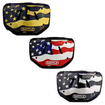 Battle USA 2.0 Graphic 6.5" Adult Football Back Plate