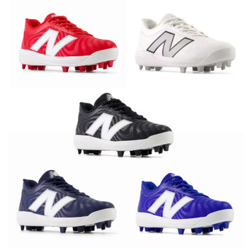 New Balance 4040v7 Youth Rubber Molded Baseball Cleats - Assorted Colors