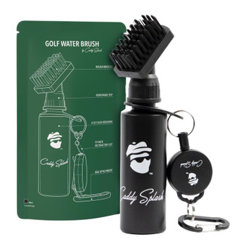 Caddy Splash Golf Club Water Brush with Retractor Clip