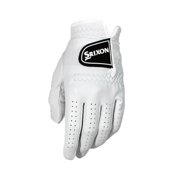 Srixon Cabretta Leather Golf Gloves - White, Single Glove