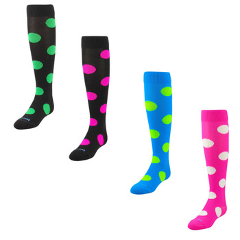 TCK Polkadot Over the Calf Socks - Various Colors & Sizes