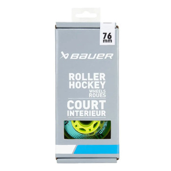 Bauer S25 Court Inline / Roller Hockey Wheels - 4 Pack