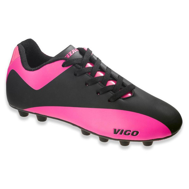 Vizari Vigo FG Junior Soccer Cleats - Black, Pink