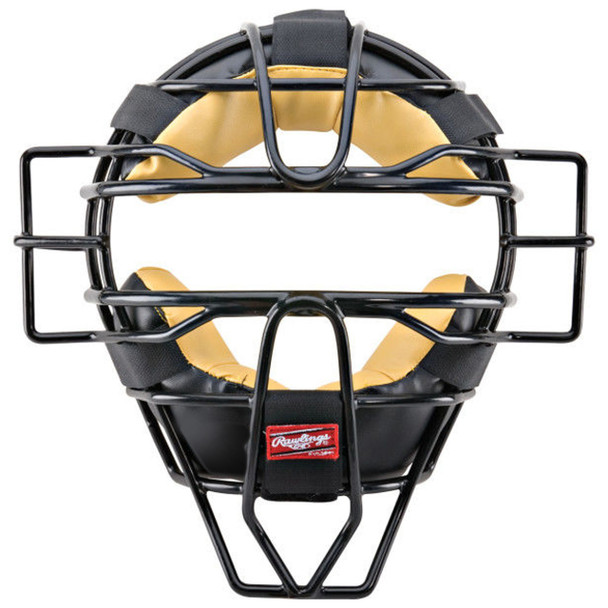 Rawlings PWMX Solid Wire Adult Umpire Mask - Black